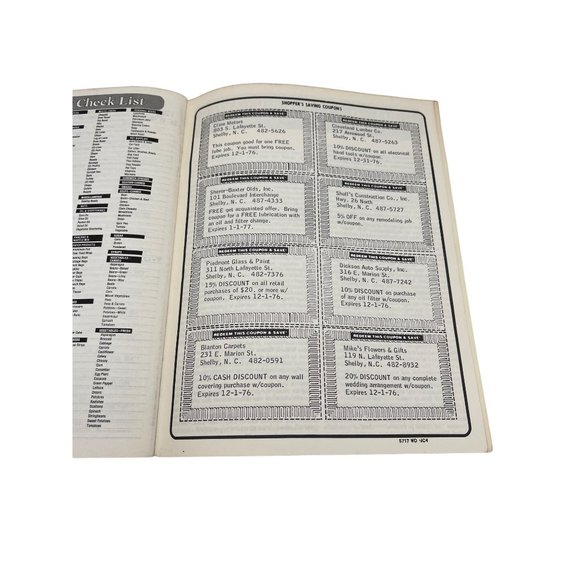 Vintage 1976 Consumers Handbook Shelby NC Winn Dixie Supermarket Advertising - Picture 9 of 10